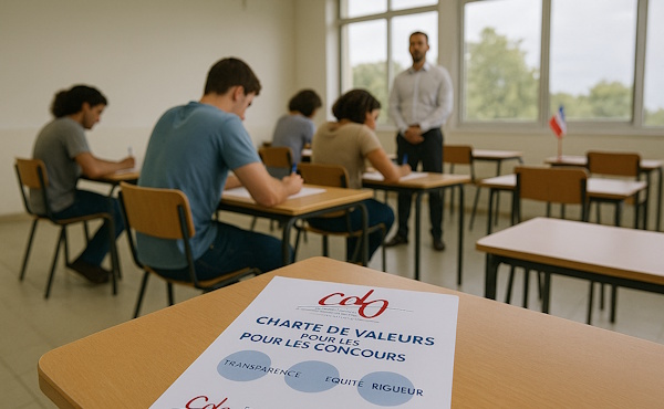 Adoption de la Charte de valeurs des concours et examens